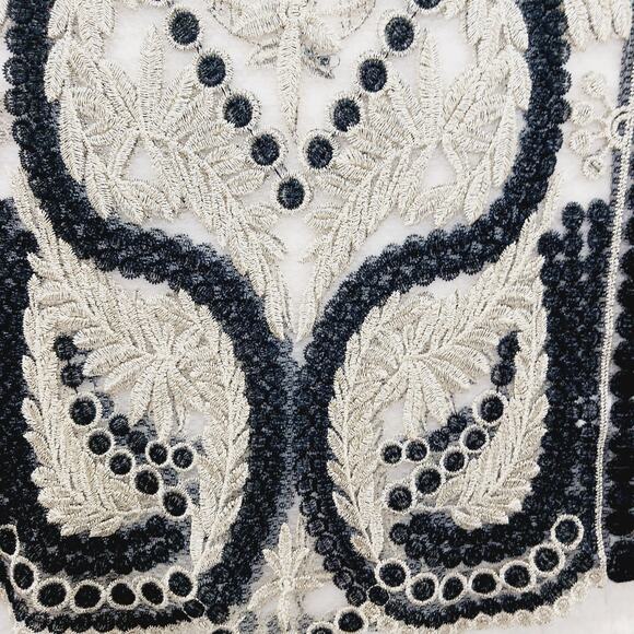 Cami Tank Top Size 2XL Gold Black Metallic Goth Lace Flappercore Fairy Mob Wife - Picture 5 of 12